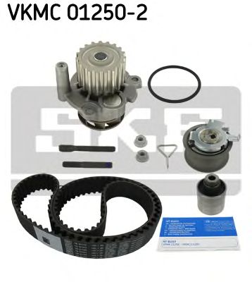 VKMC 01250-2 SKF - Насос охолоджуючої рідини + комплект зубчатого ремня1